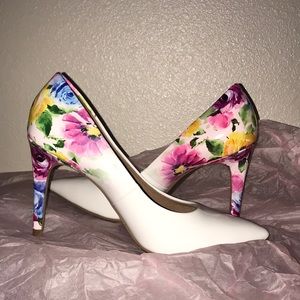 Floral Pump Heels